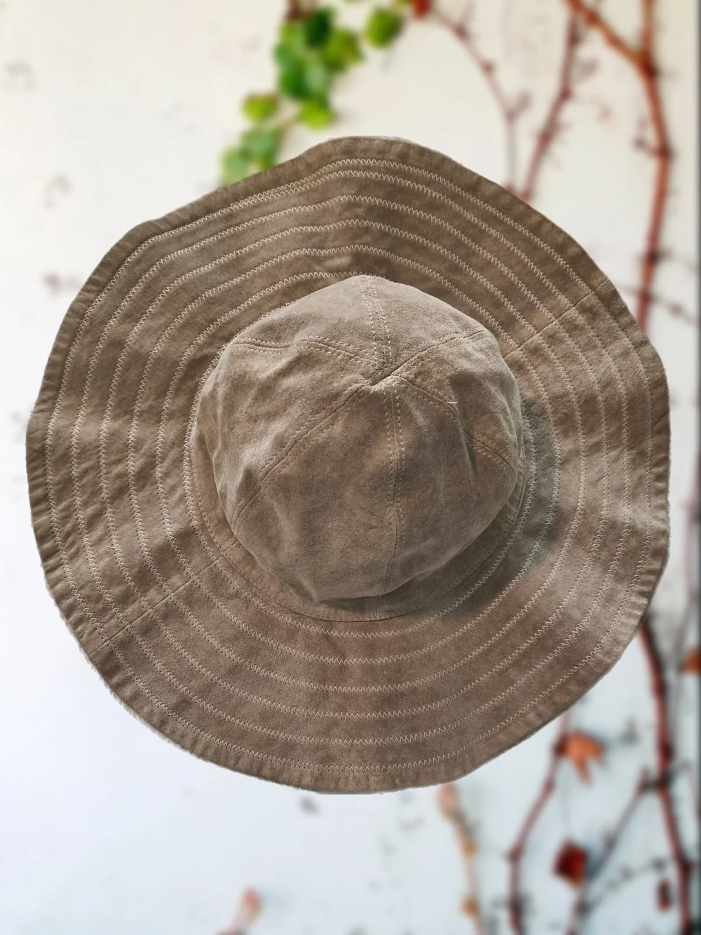 Vintage Wilsons Leather/Pelle Studio Floppy Hat